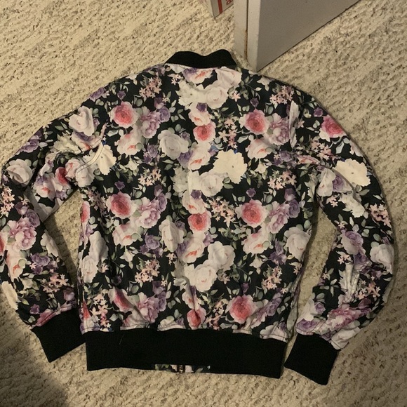 Floral Bomber Jacket - Picture 3 of 3